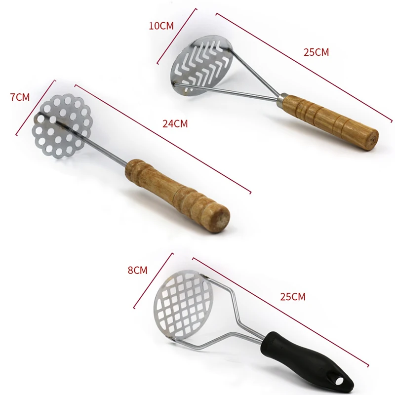 Potato Masher Ricer - Manual Potato Masher For Smooth Mashed