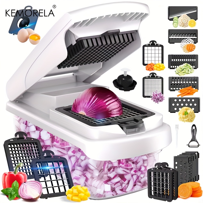 Potato Masher Ricer - 14/15 in 1 Multifunctional Vegetable Chopper