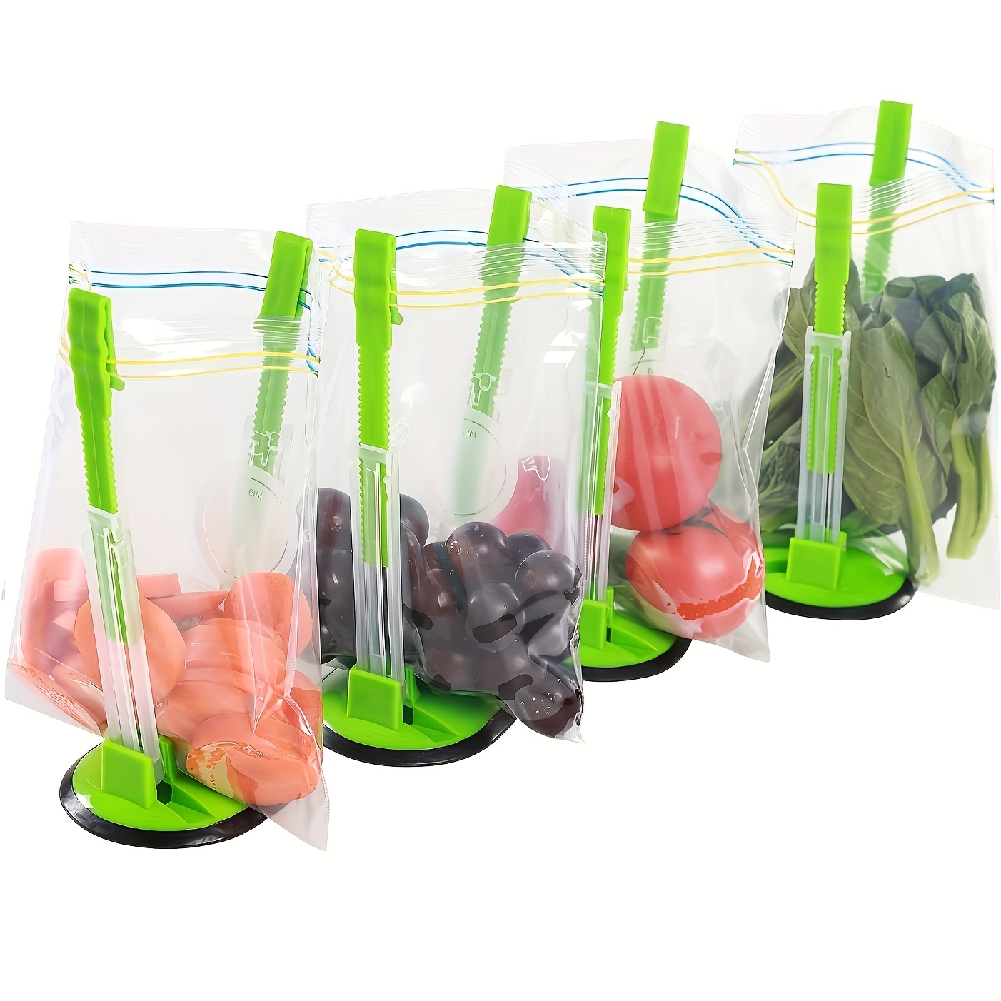 Zipper Bag Holder Plastic Adju - Kitchen Gadgets Rack Storage review and price