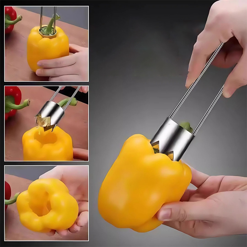 Stainless Steel Fruit Core Rem - Kitchen Gadgets Tools review and price