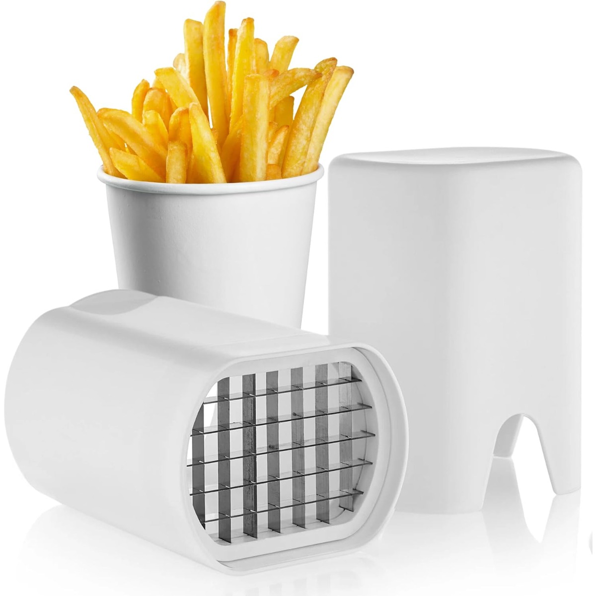 White French Fry Cutter Tool F - Potato Masher Ricer review and price