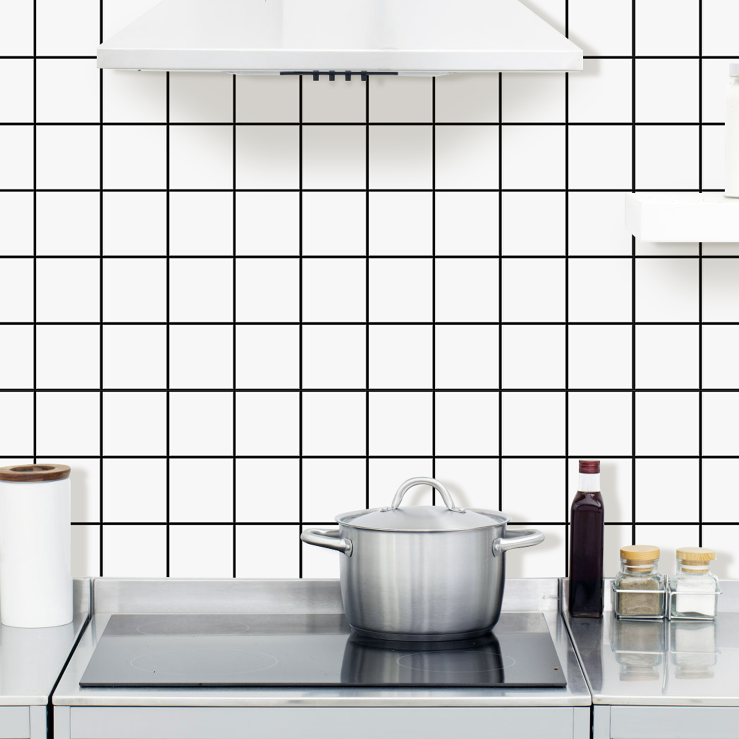10pcs Premium Square Wall Tile - Kitchen Gadgets Cabinet review and price
