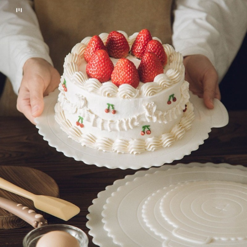 Reusable Plastic Round Cake Tr - Kitchen Gadgets Home Party review and price