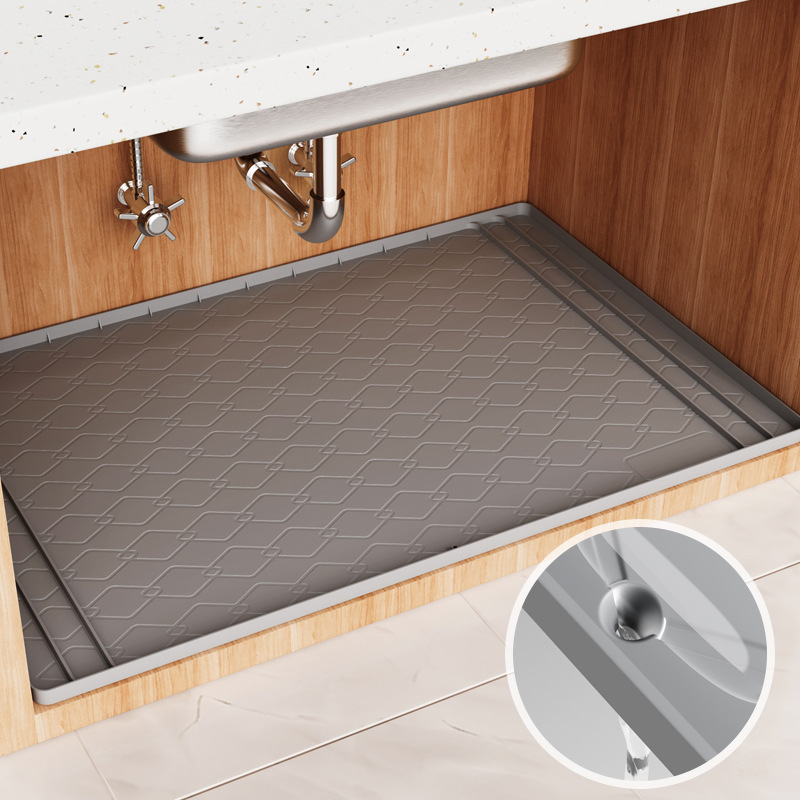 Silicone Under Sink Mat Kitche - Kitchen Gadgets Cabinet review and price