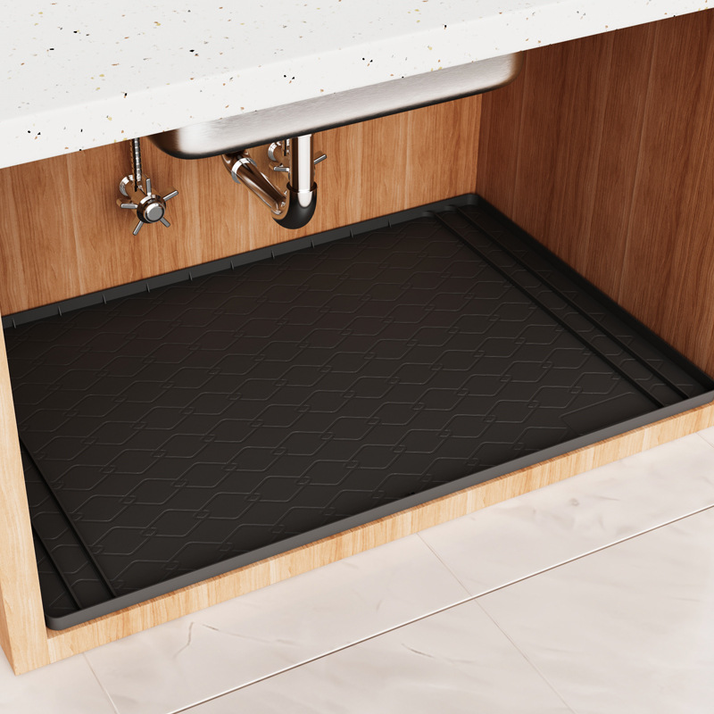 Silicone Under Sink Mat Kitche - Kitchen Gadgets Cabinet review and price