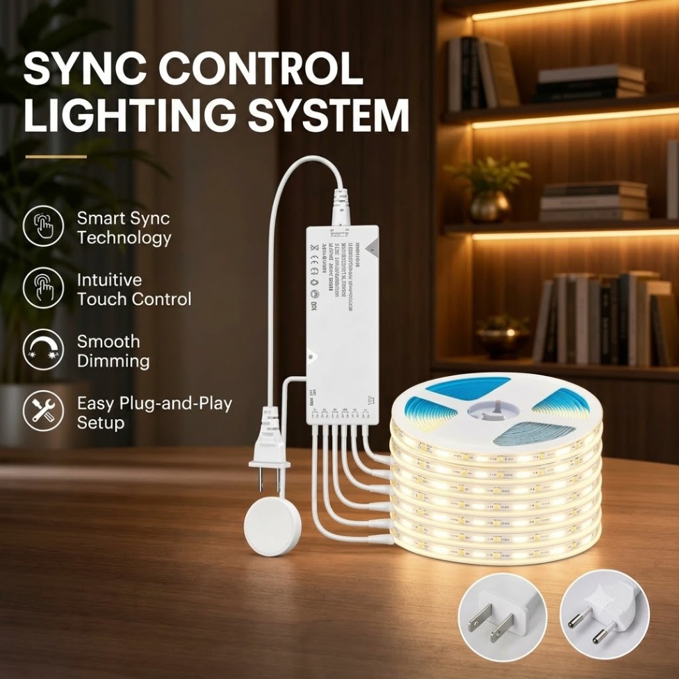 Touch Control Sync COB LED Str - Kitchen Gadgets Cabinet review and price