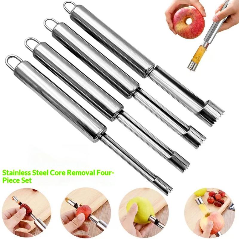 4pcs Fruit Core Remover Cutter - Kitchen Gadgets Tools review and price
