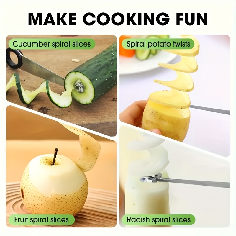 Manual Vegetable Spiral Cutter - Potato Masher Ricer review and price