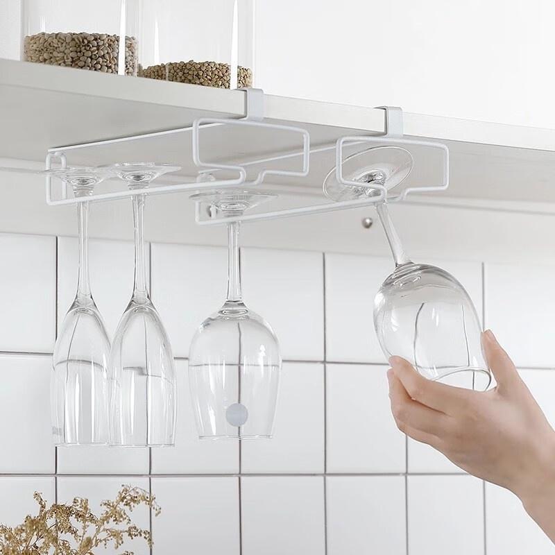 No Drilling Metal Wine Glass H - Kitchen Gadgets Cabinet review and price