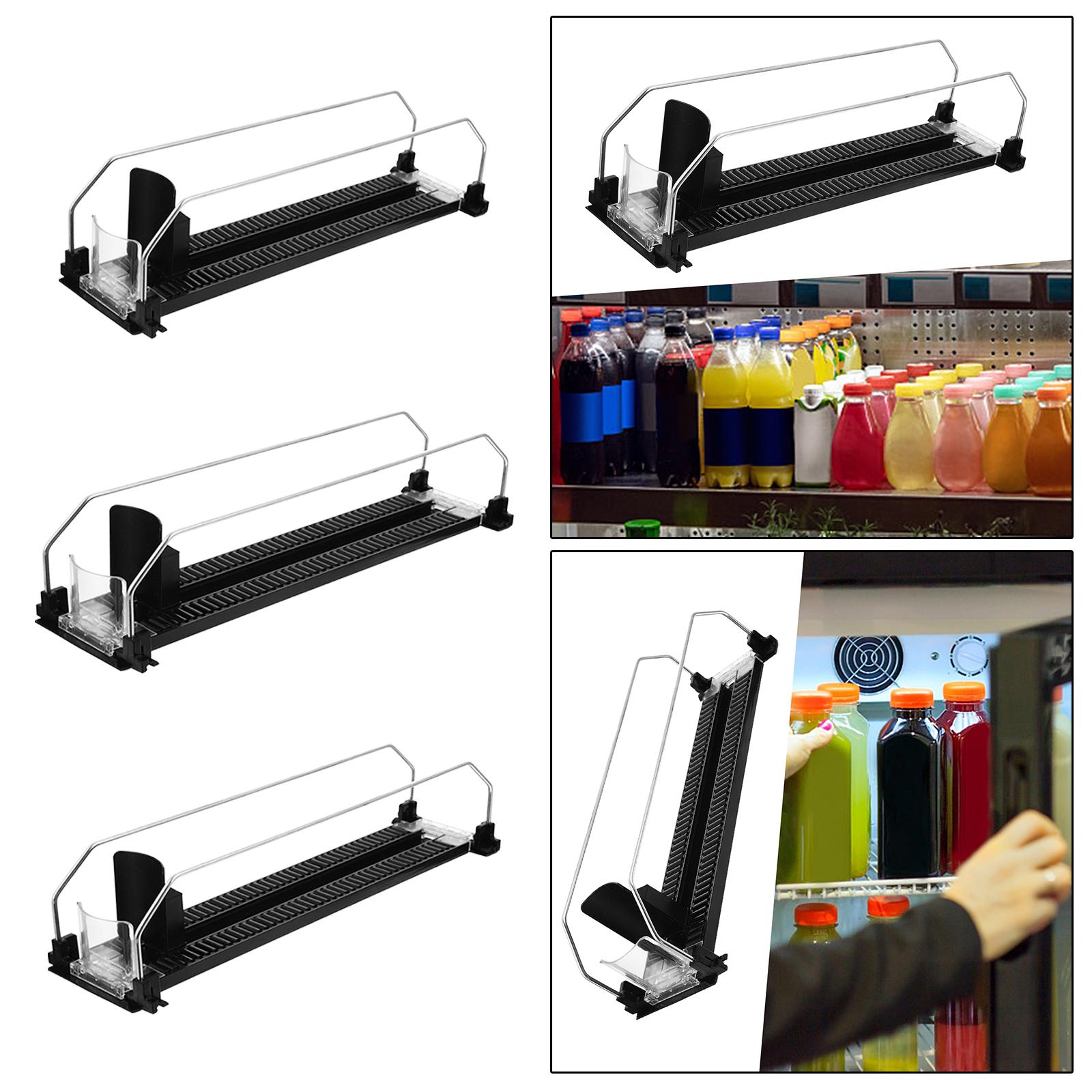 Drink Organizer Pusher Holder  - Kitchen Gadgets Rack Storage review and price