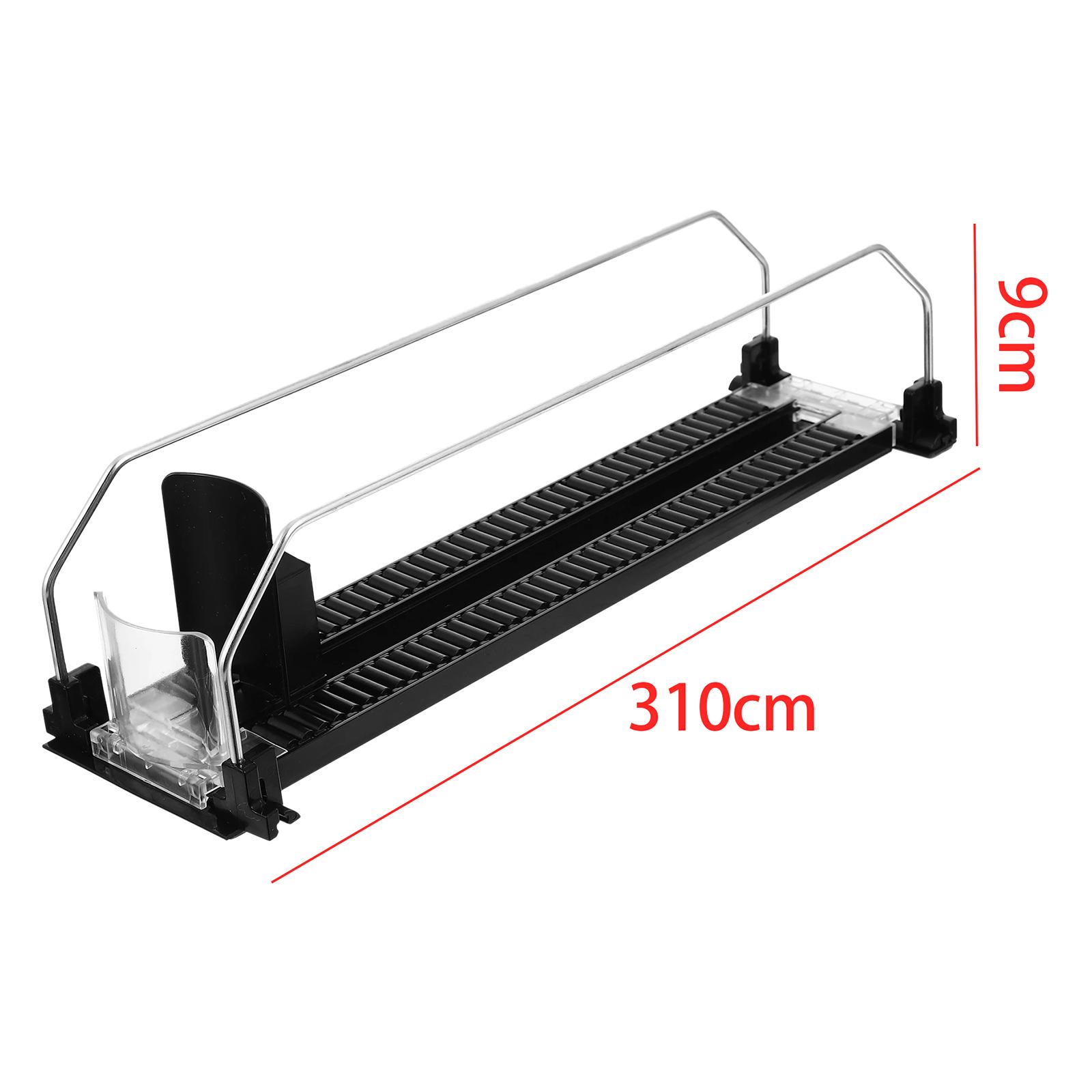 Drink Organizer Pusher Holder  - Kitchen Gadgets Rack Storage review and price