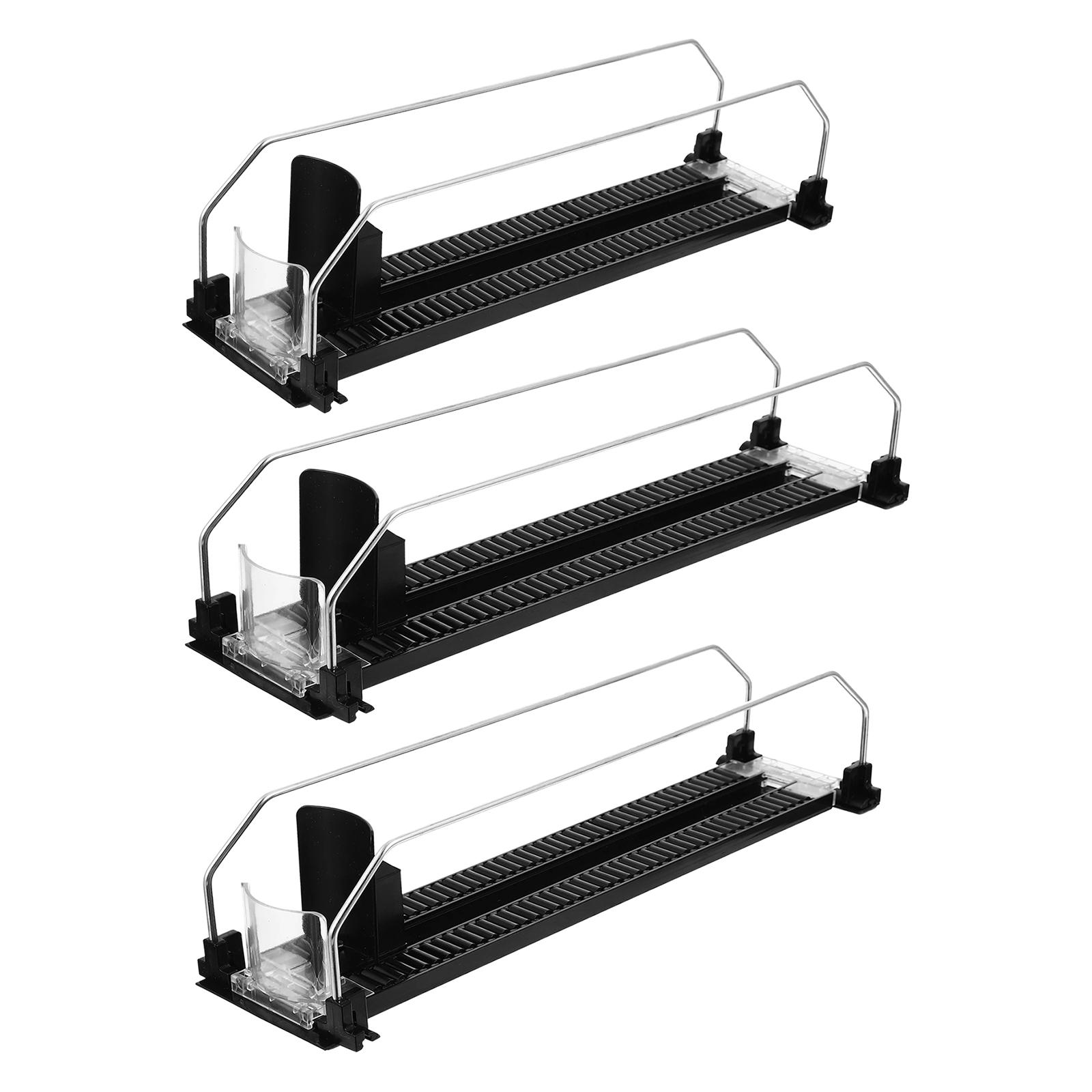 Drink Organizer Pusher Holder  - Kitchen Gadgets Rack Storage review and price